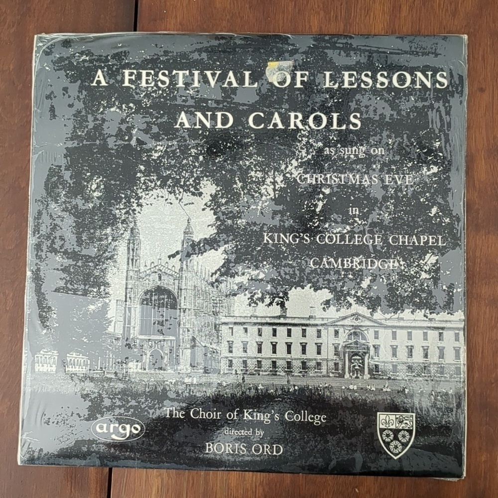 A Festival of Lessons and Carols Record From Kings College Chapel Cambridge